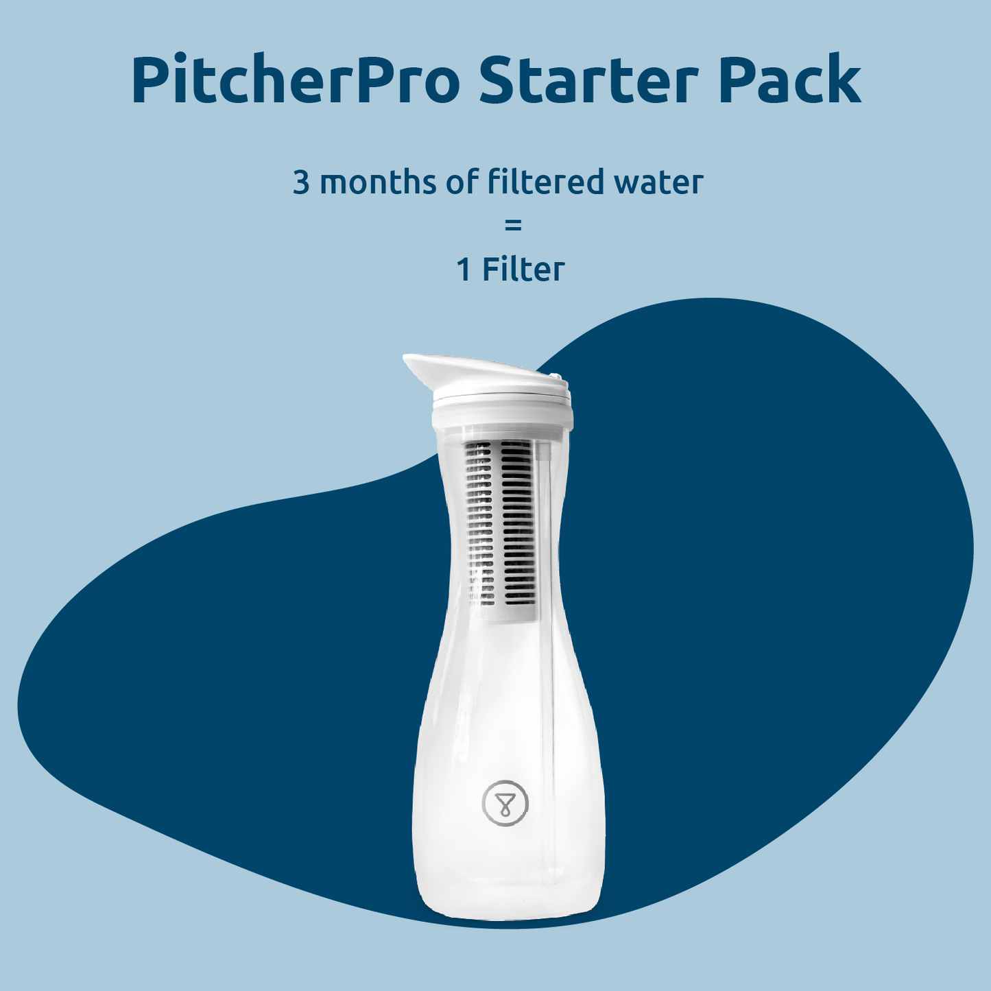 TAPP PitcherPro Glass Water Pitcher Filter