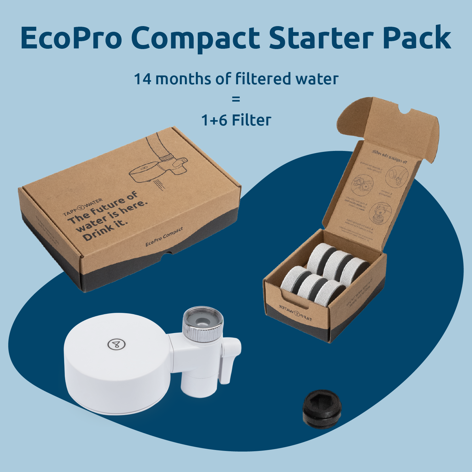Buy Tapp Water Ecopro Starter Pack, Sustainable Water Filter For